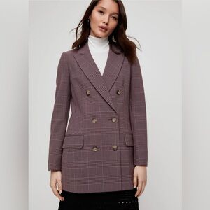 Aritzia Wilfred ‘Margaux’ Double-Breasted Blazer Jacket Coat Womens S 2
